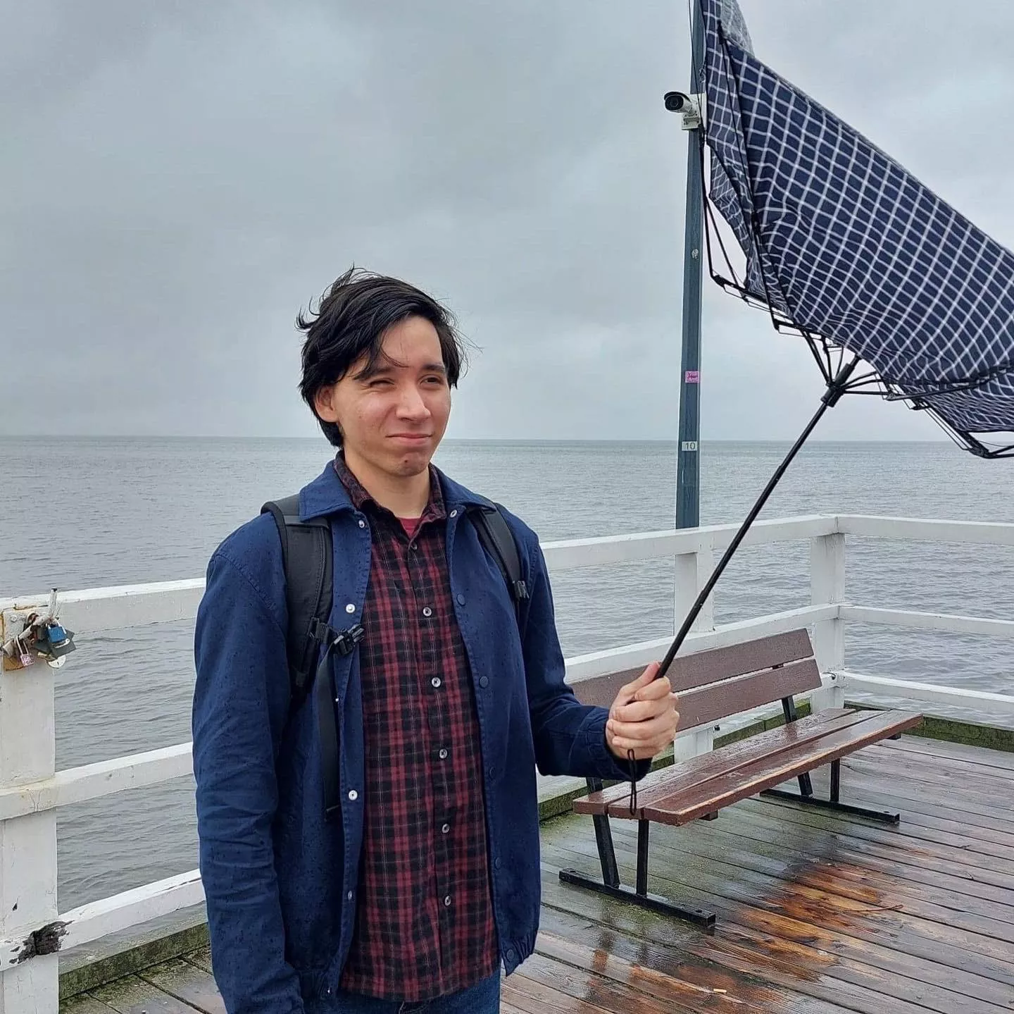 It was windy!