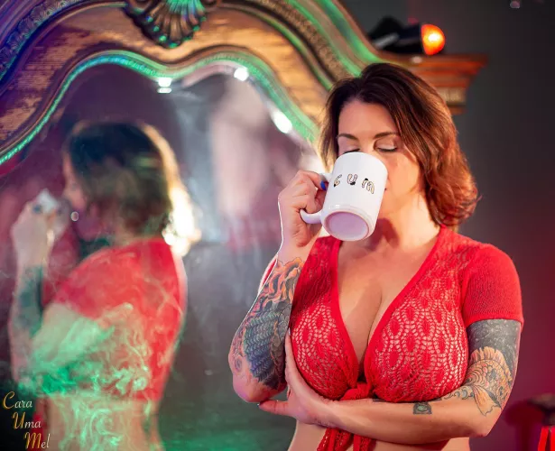 It’s a good day for an extra large cup or two, …of coffee.