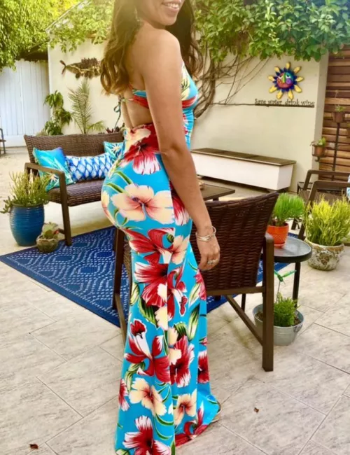 It’s been a while since I wore this dress, during the summer I will wear it more often! [F] ☀️