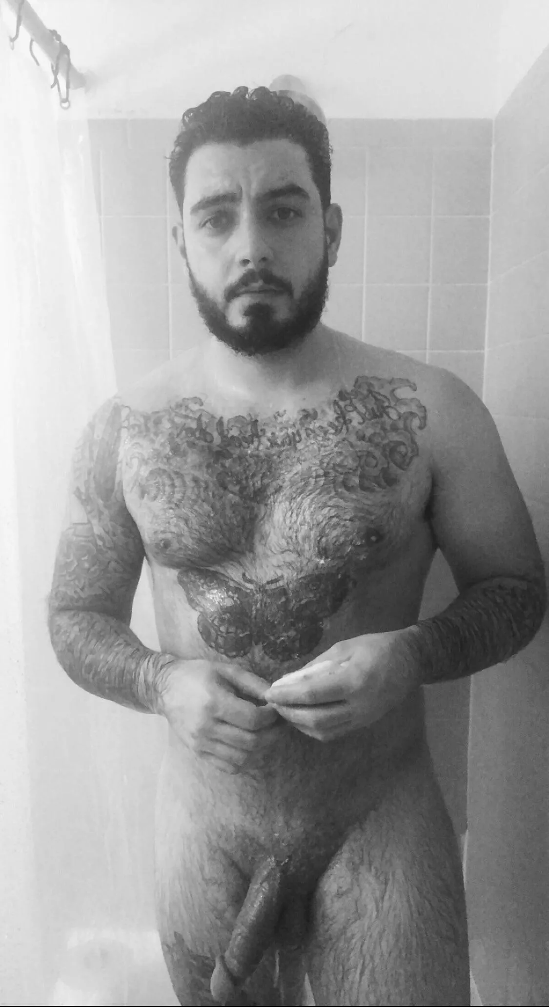 It’s hard being a daddy. Shower time is how I relax