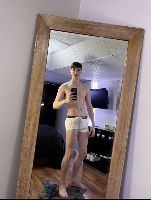 It’s hard to hide my bulge