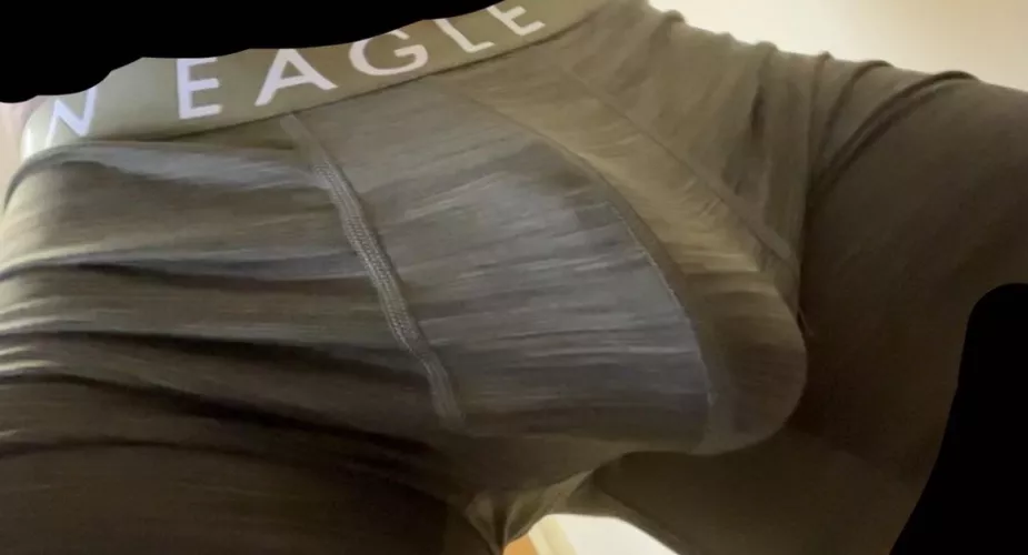 its hot outside, if we hangout could I chill around you in just my underwear?