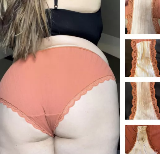 It’s laundry day! These two day worn panties are full of my scent & juices. Ready to be shipped immediately! [Selling]