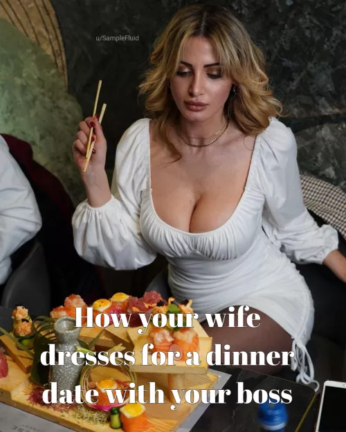 It's weird that you weren't invited but you are confident your wife can handle your boss