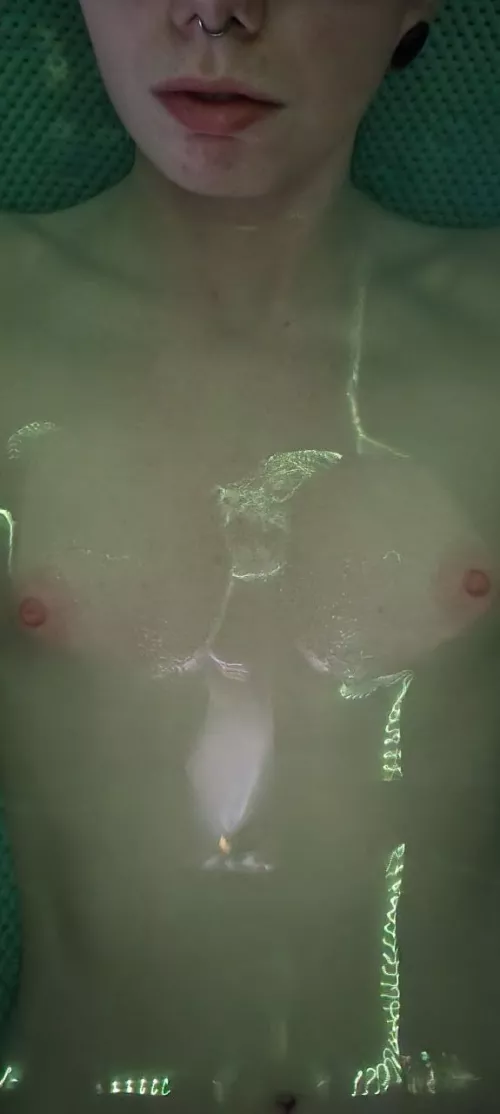 I've been in here so long all the bubbles are gone