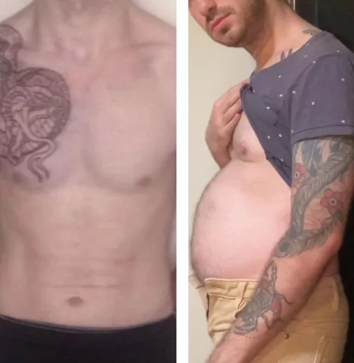 I’ve gained a lot of weight 😳 I’m rocking it though!