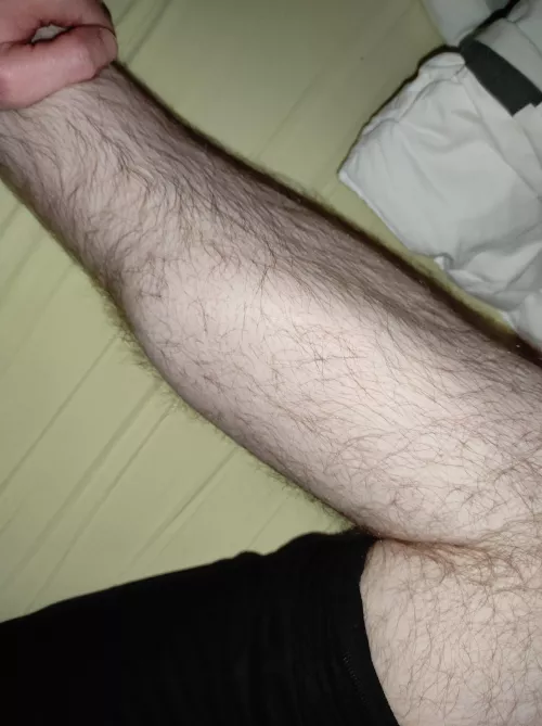 I've got some very hairy calfs