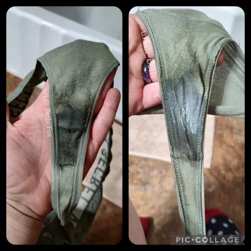 I've kept you waiting long enough... Day 7 of 7! 💚 Inside and Outside of my wrecked gusset!