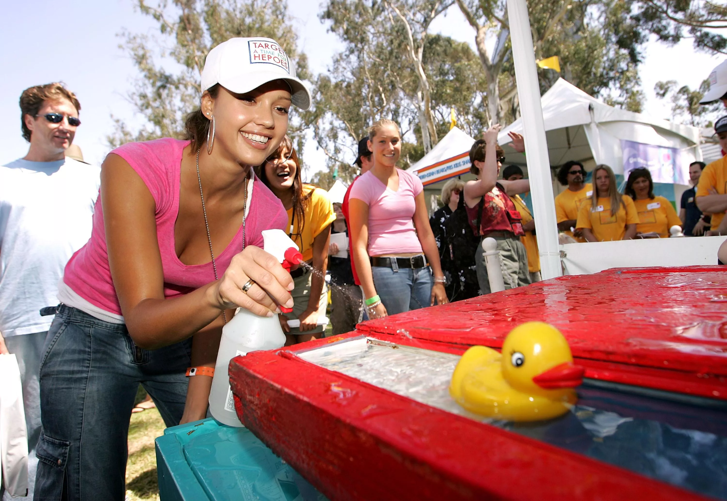 Jessica Alba (and Rubber Ducky)