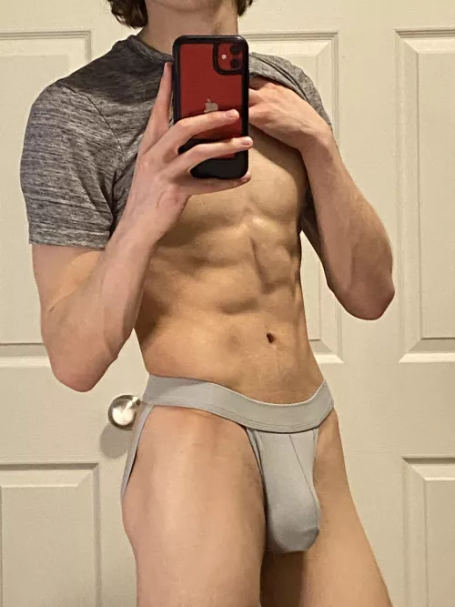 Jock in a jockstrap 😜