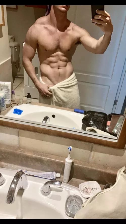 Join me in the shower after the beach, I can help get the sand off of you as long as you help me out too