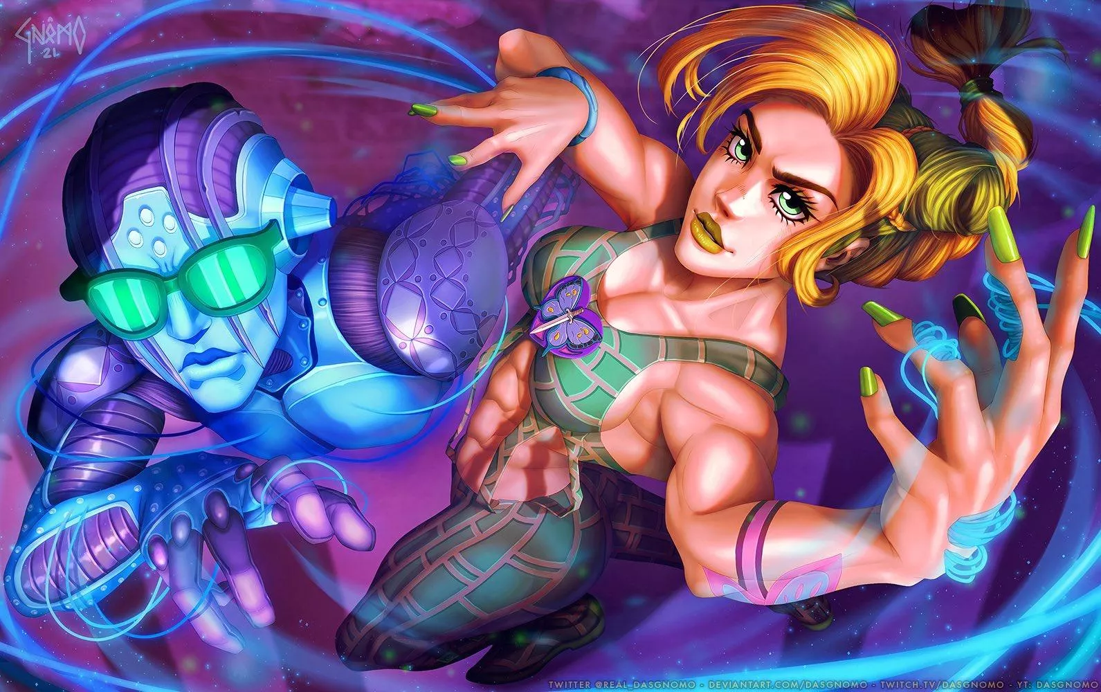 Jolyne Cujoh(@Real_DasGnomo)[JoJo's Bizarre Adventure]