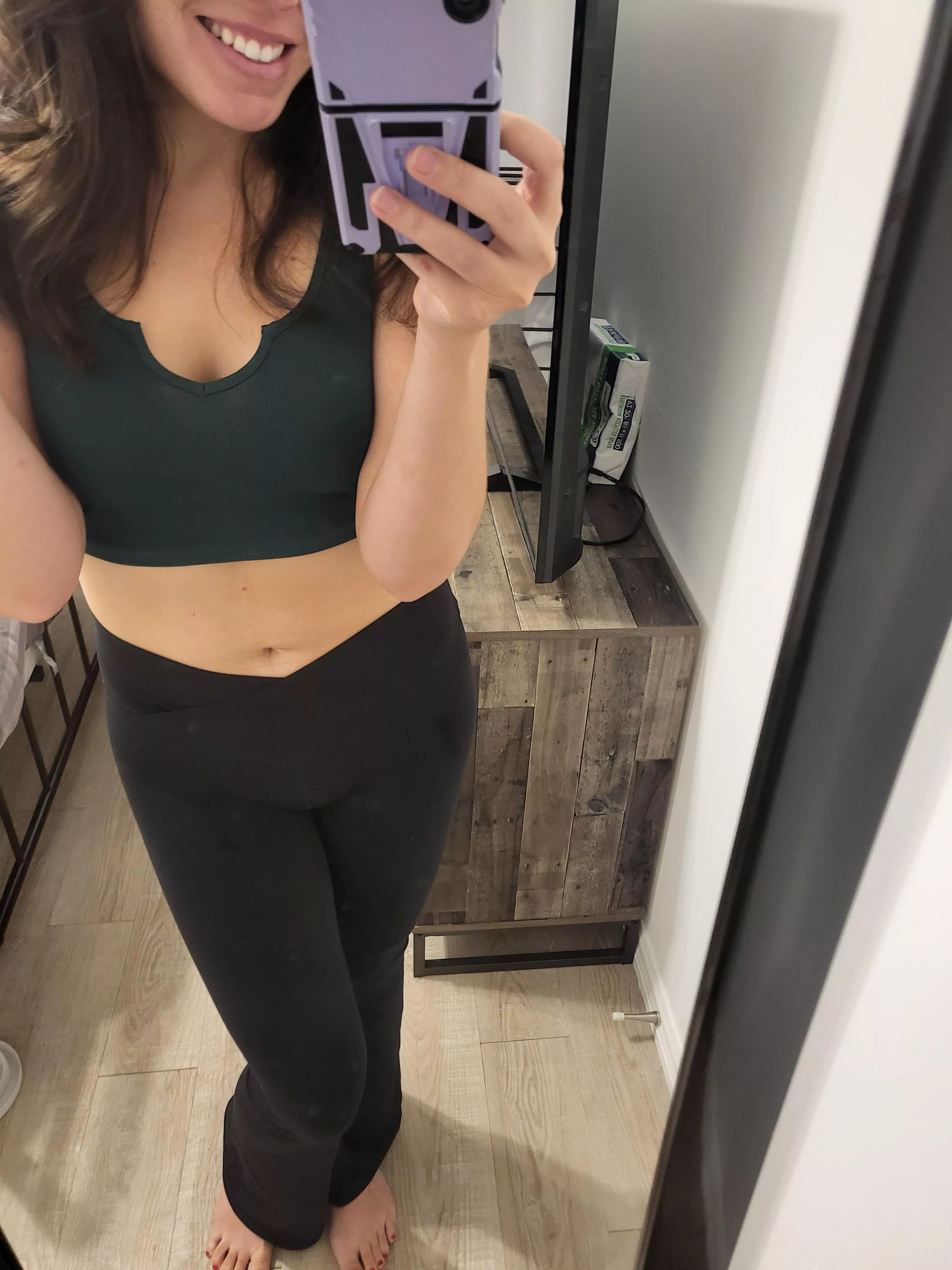 Just a mom about to go run errands without a bra on.