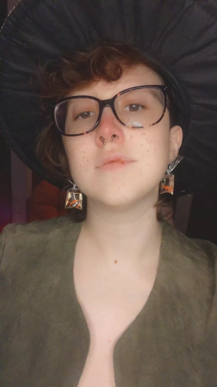 Just a weird lil guy with weird lil earrings