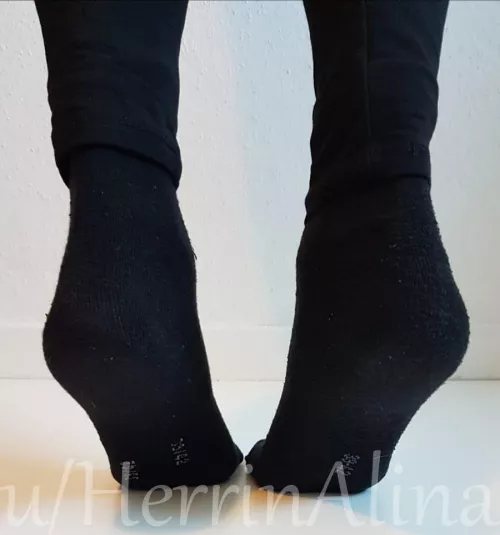 just black socks 🥰