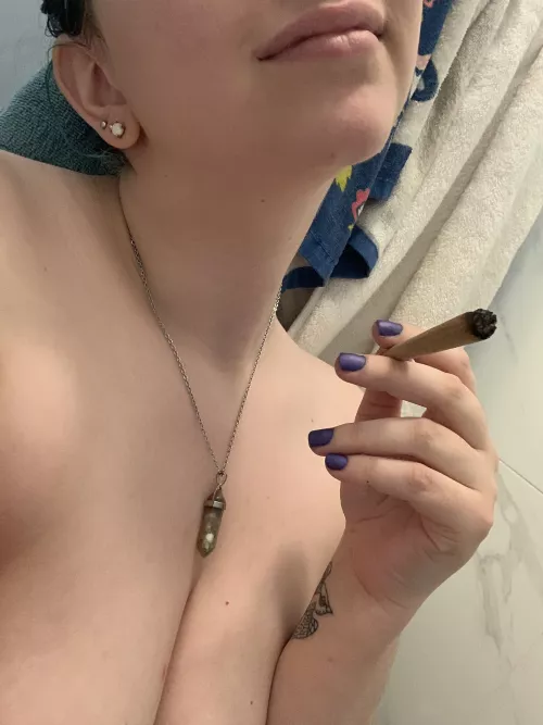 Just enjoying a little late night joint 😜🍃😶‍🌫️ by Cosplaying Cryptid