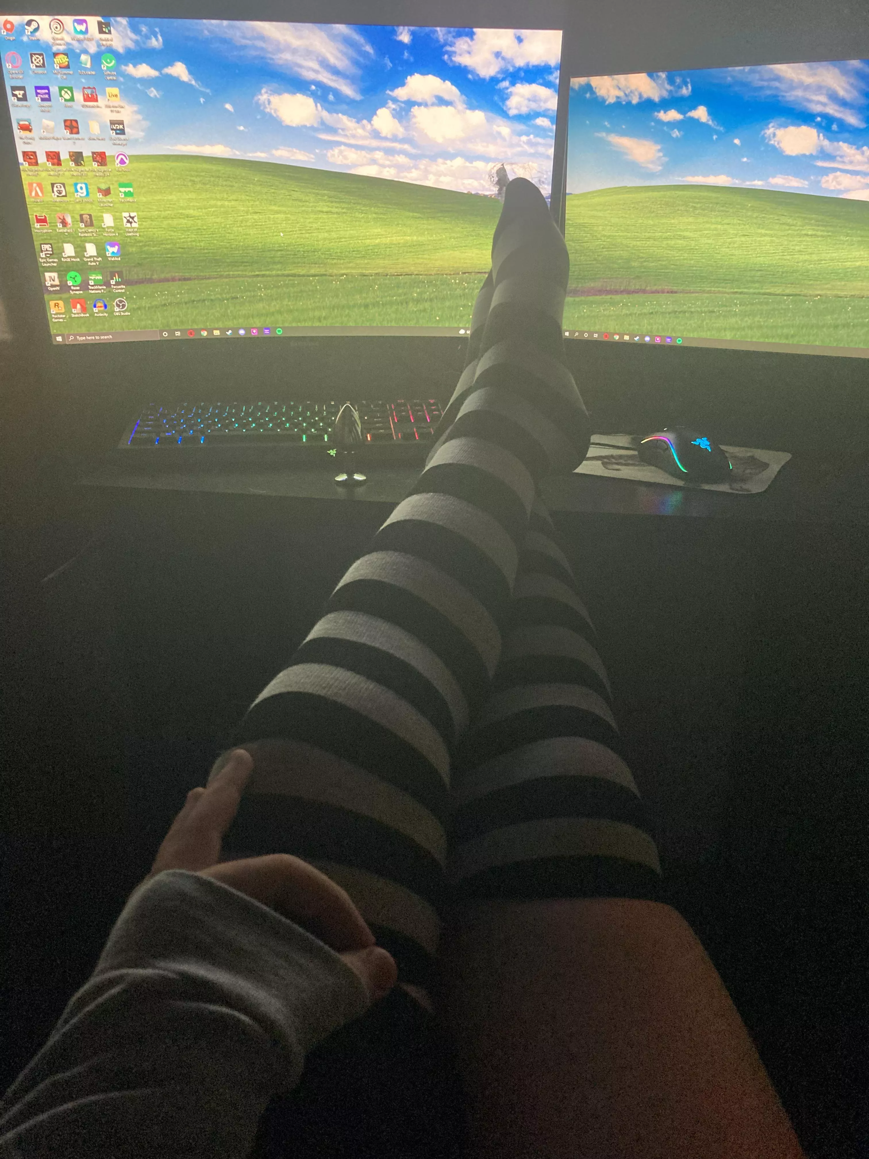 Just gaming :3