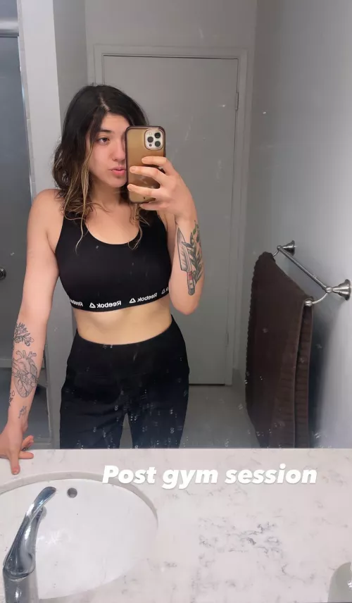 Just got done at the gym, chat with me :)