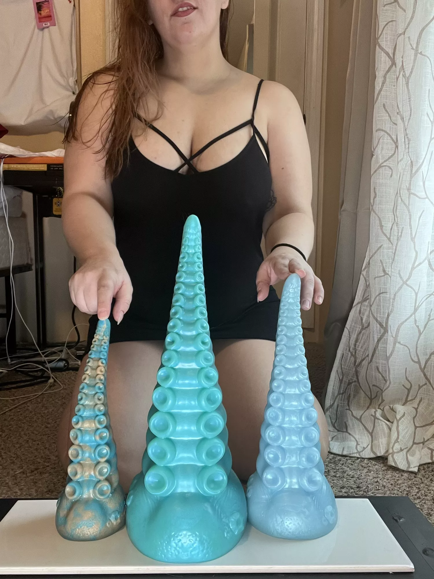 Just got my new Xl/soft ika in today! Obsessed already. Shown with my medium and large ikas for size comparison. Love ika in blue 💙 Just got my new Xl/soft ika in today! Obsessed already. Shown with my medium and large ikas for size comparison. Love ika in blue 💙