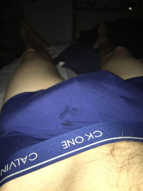 just leaking a bit in my underwear;)