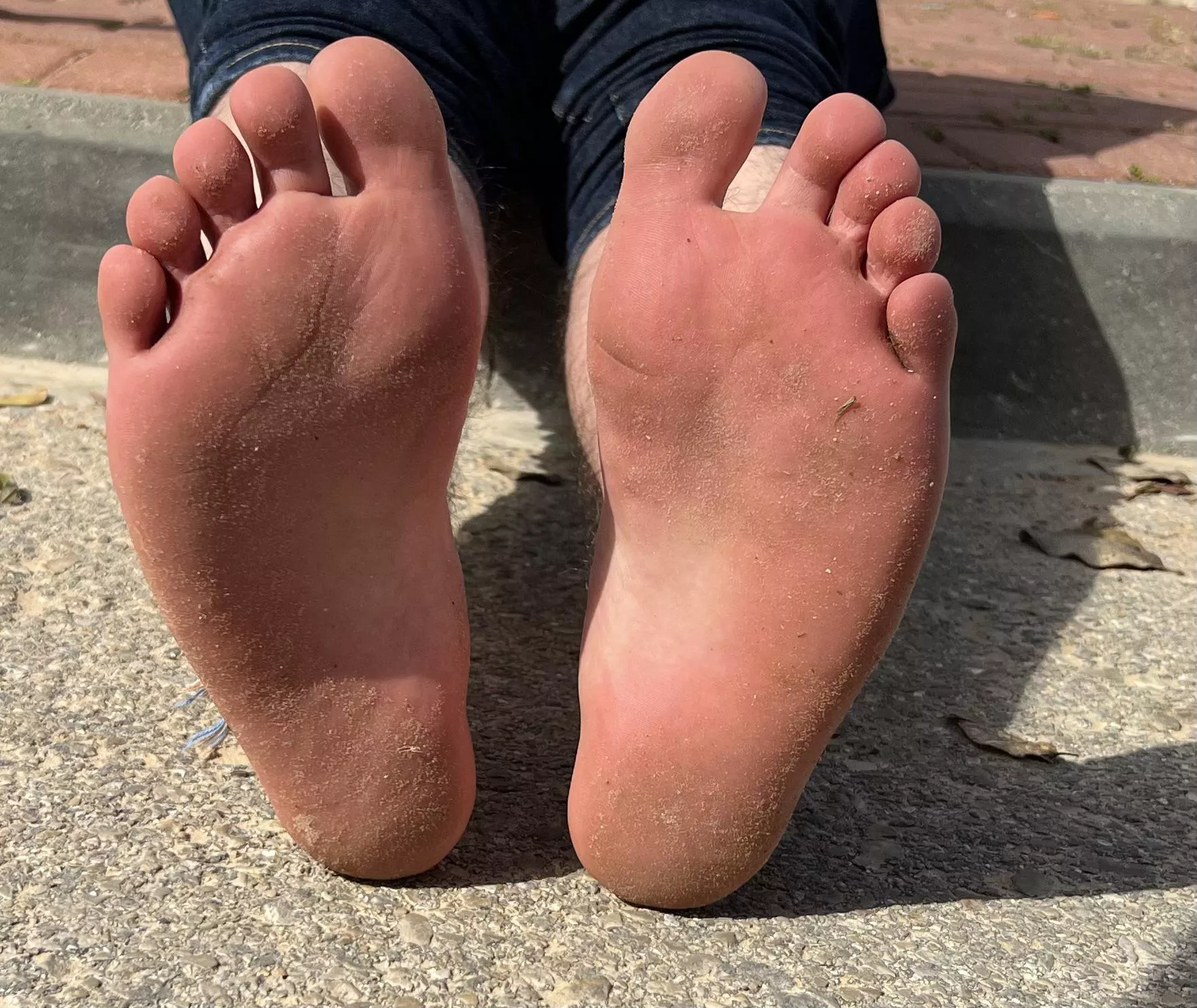 Just me and my soles chilling outside.... What do you think? For more - https://feetfinder.com/userProfile/Feetoflove99 Just me and my soles chilling outside.... What do you think? For more - https://feetfinder.com/userProfile/Feetoflove99