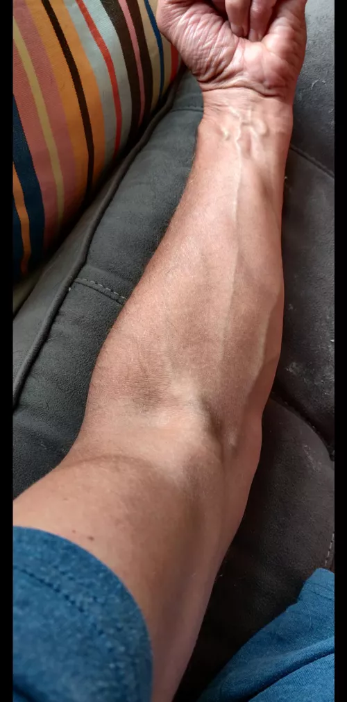 Just my forearm 🙂