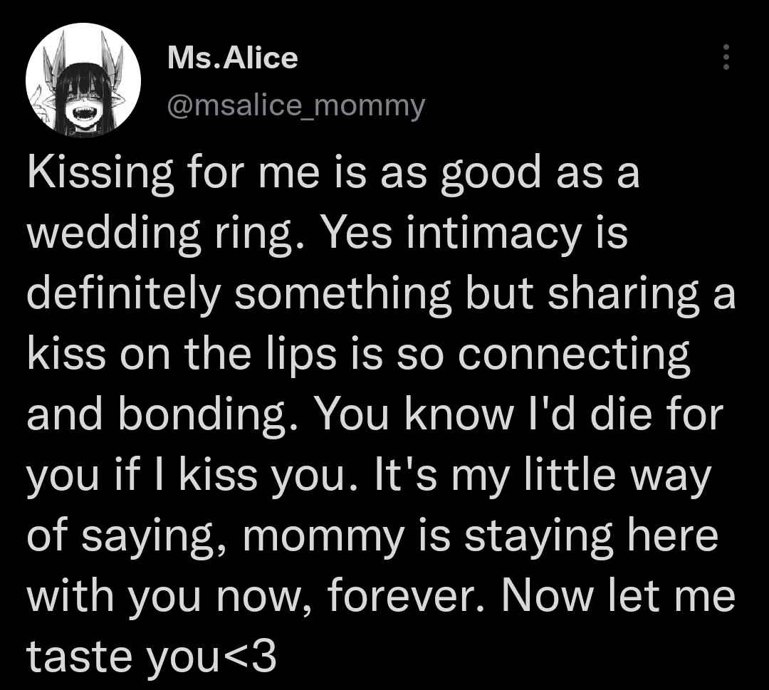 just my opinion on kissing <3 (dont get me wrong wedding rings are also great, a kiss on the lips from a special someone is also like that too) just my opinion on kissing <3 (dont get me wrong wedding rings are also great, a kiss on the lips from a special someone is also like that too)