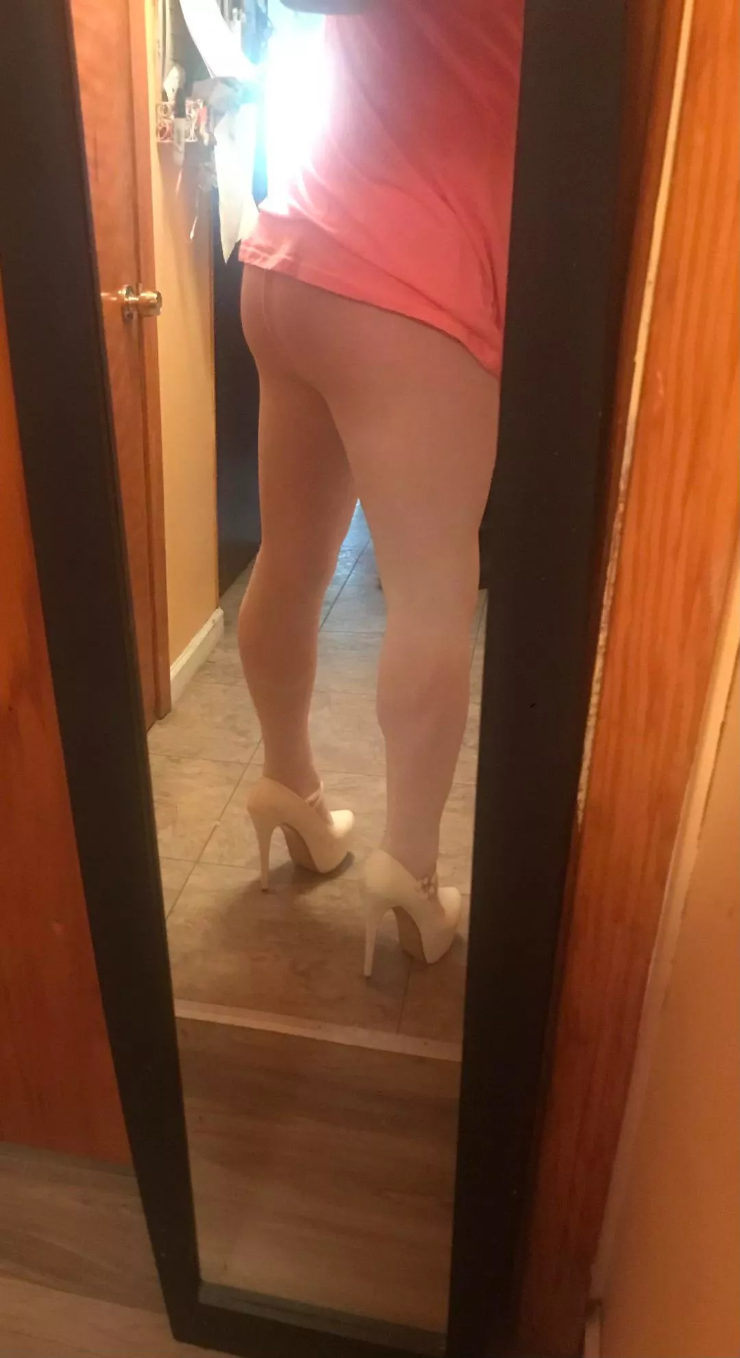 just white tights