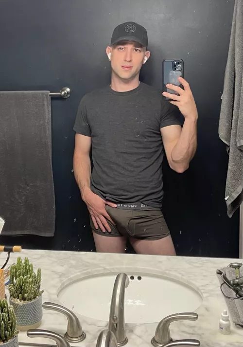 Just your run of the mill bathroom selfie