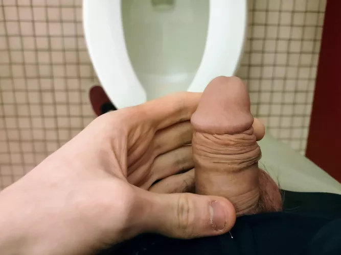 Kind of embarrassed to go to the urinal with how small it is. [22]