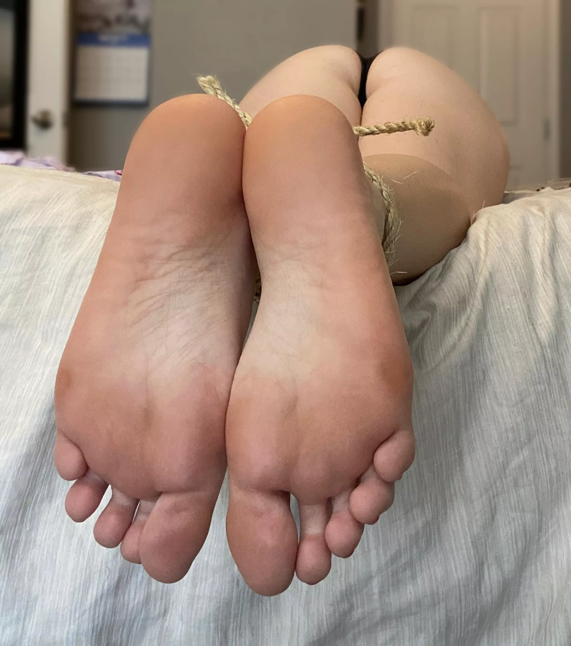 Kiss them, lick them, tickle them. Whatever you want 😉