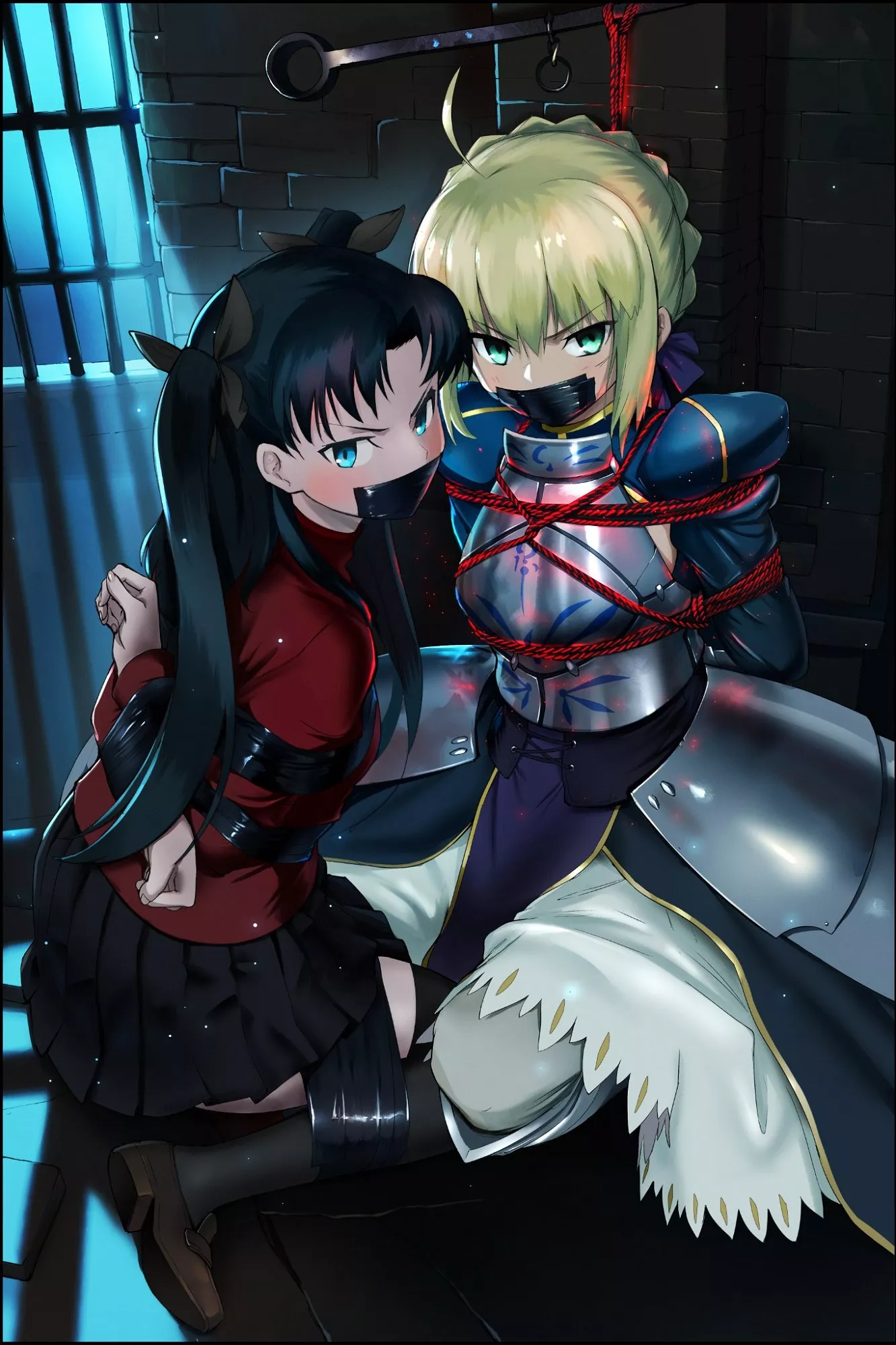 Knight and Wizard caught