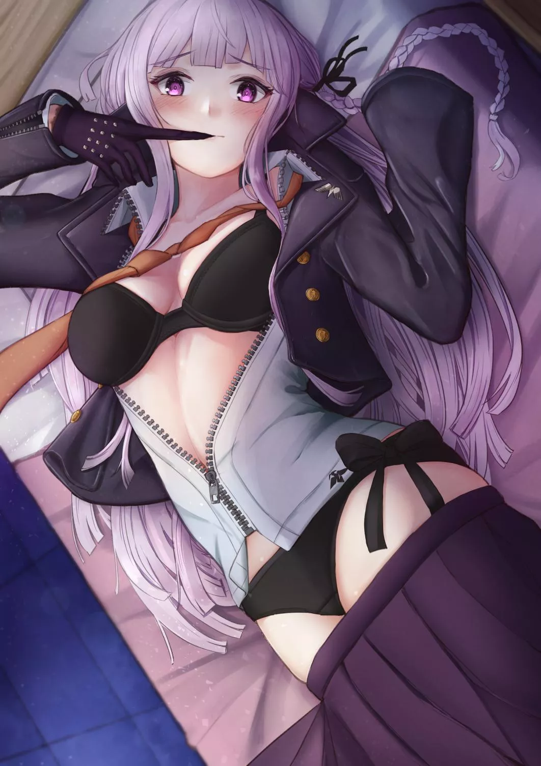 Kyoko in bed (t_ippers) [Danganronpa]