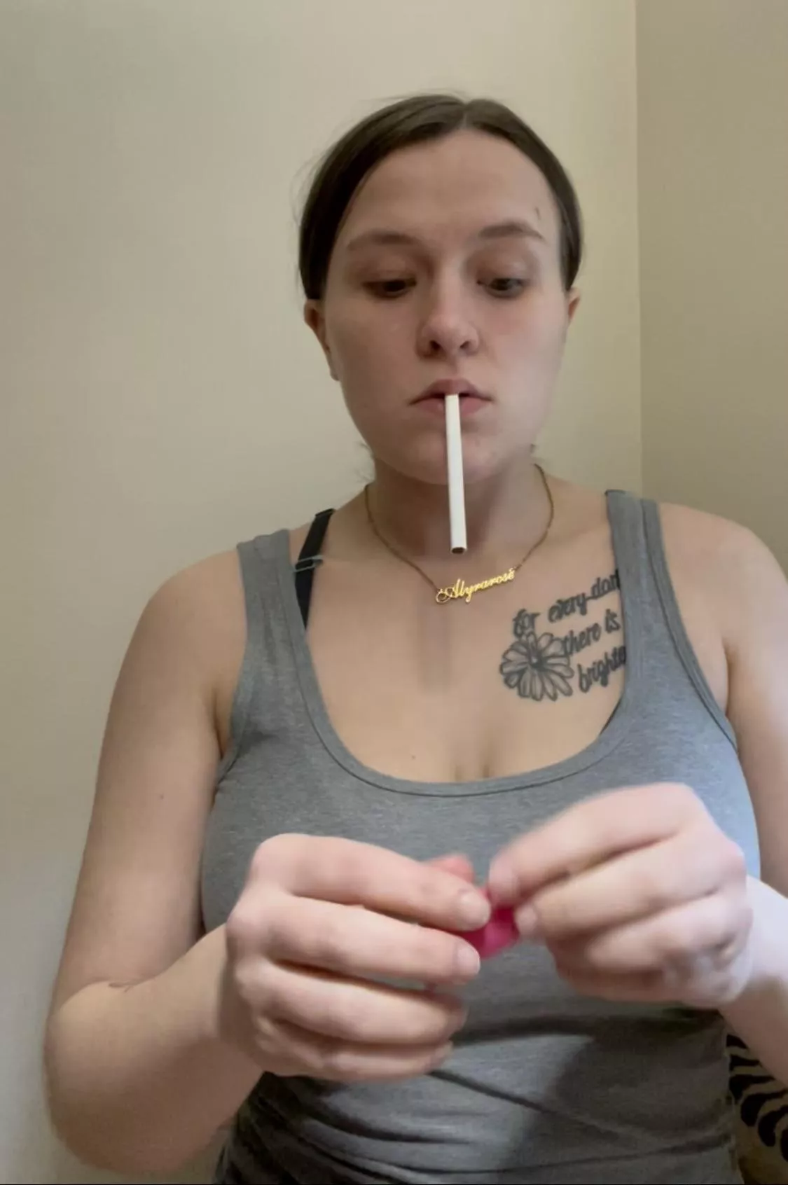 L about to light up
