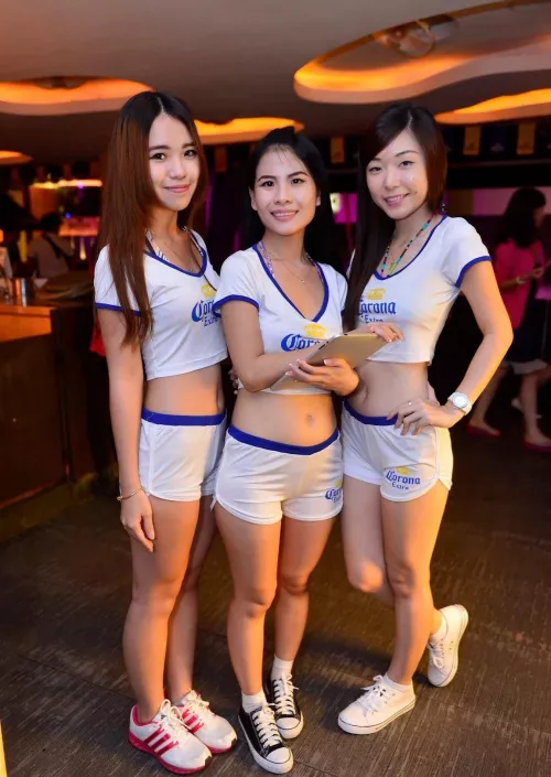 Ladies in White and Blue