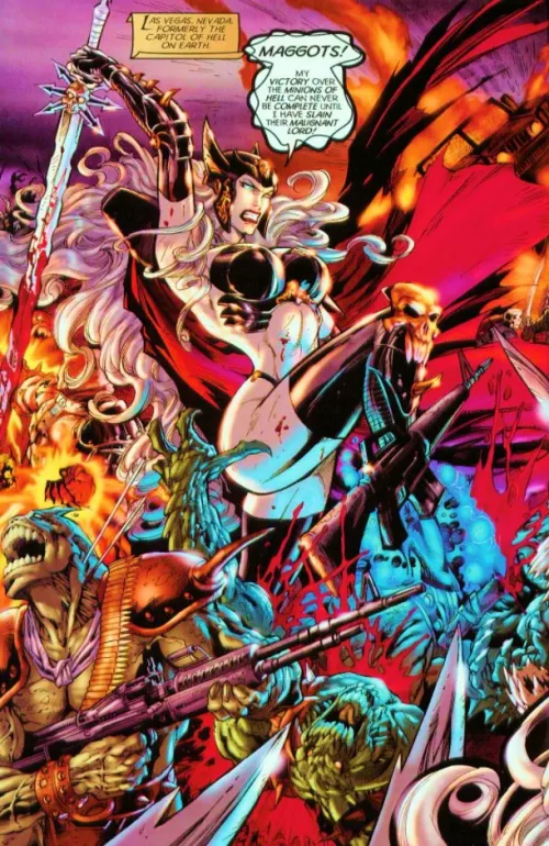 Lady Death In Battle [Lady Death: Judgement War #1]