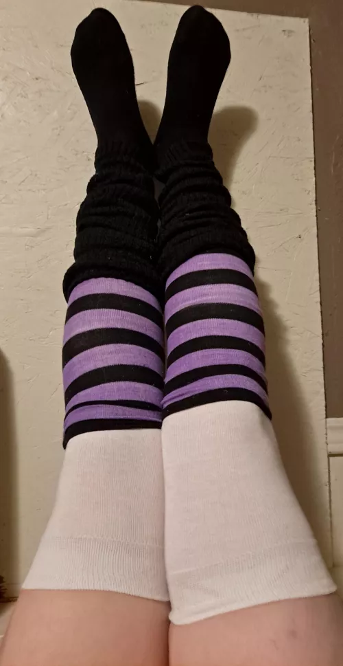 Layers, layers and more layers. I'm addicted to socks!