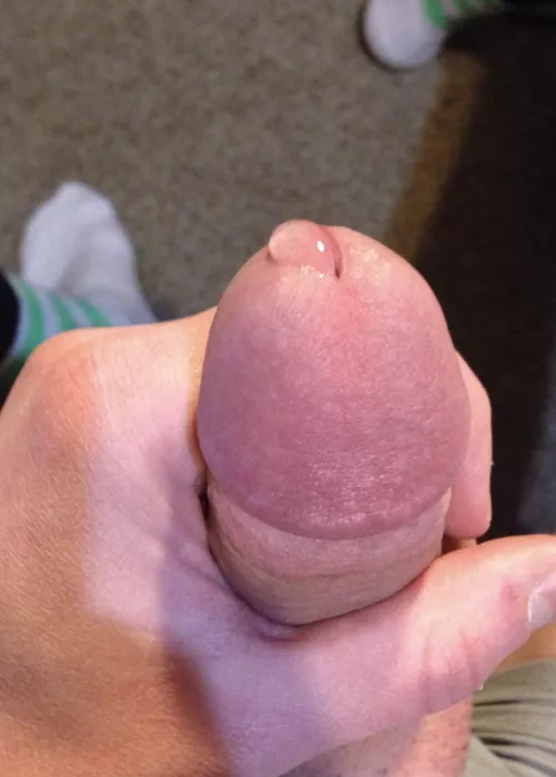 Leaking pre cum