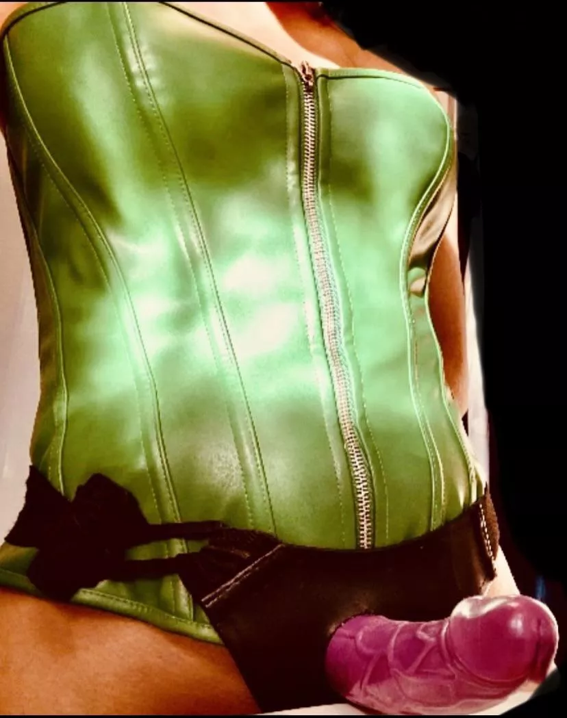 Leather corsets and strapons go together almost as well as purple and green! Now letโs cut to the chase, face down ass up and be a good boy ๐ Leather corsets and strapons go together almost as well as purple and green! Now letโs cut to the chase, face down ass up and be a good boy ๐