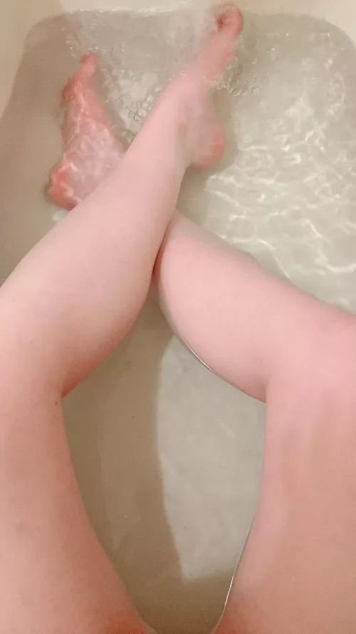 Legs in the tub …. Want to join