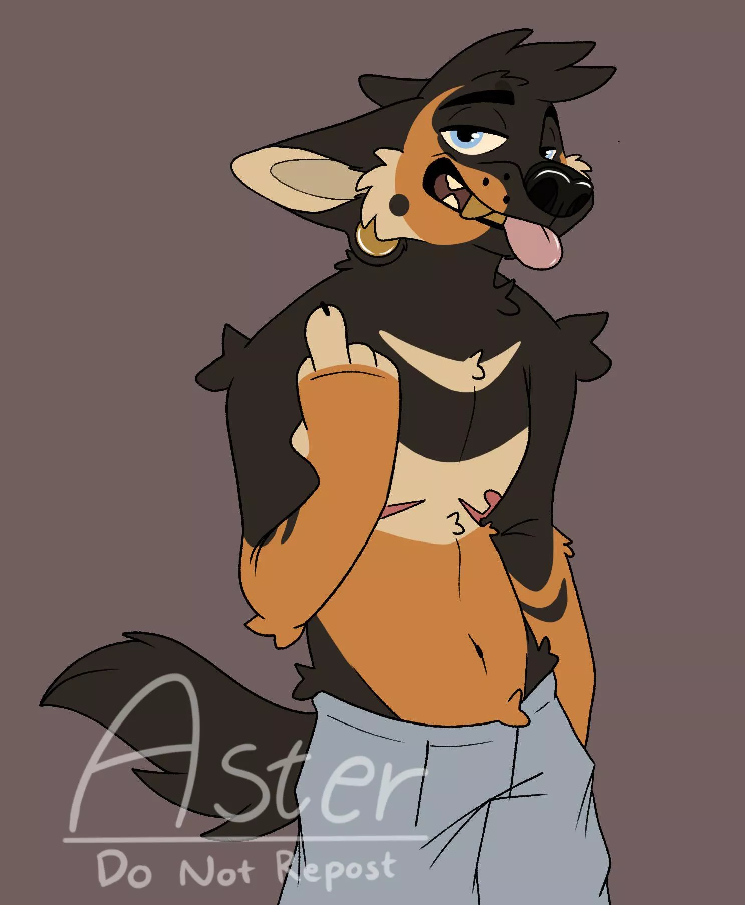 Let’s start a riot! Gift art of Riot for @/riot_gshep on Insta