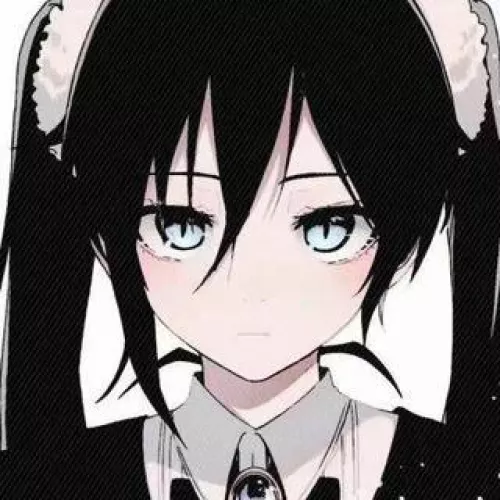 LF Color Source: 1girl, black hair, long hair, twintails, hair between eyes, open eyes, looking at viewer