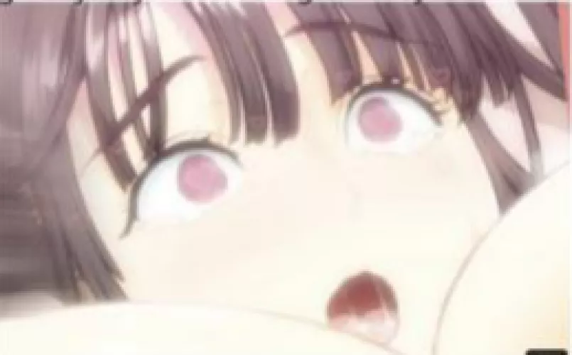 LF Color Source: heart-shaped pupils, ahegao, cropped, brown hair, 1girl