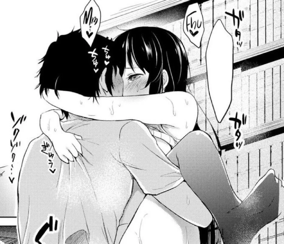 LF Mono Source: 1boy, 1girl, standing missionary, library, possibly public sex, kissing, dark hair, stockings, clothed sex, blush, “Fhu”, “Mm…” LF Mono Source: 1boy, 1girl, standing missionary, library, possibly public sex, kissing, dark hair, stockings, clothed sex, blush, “Fhu”, “Mm…”