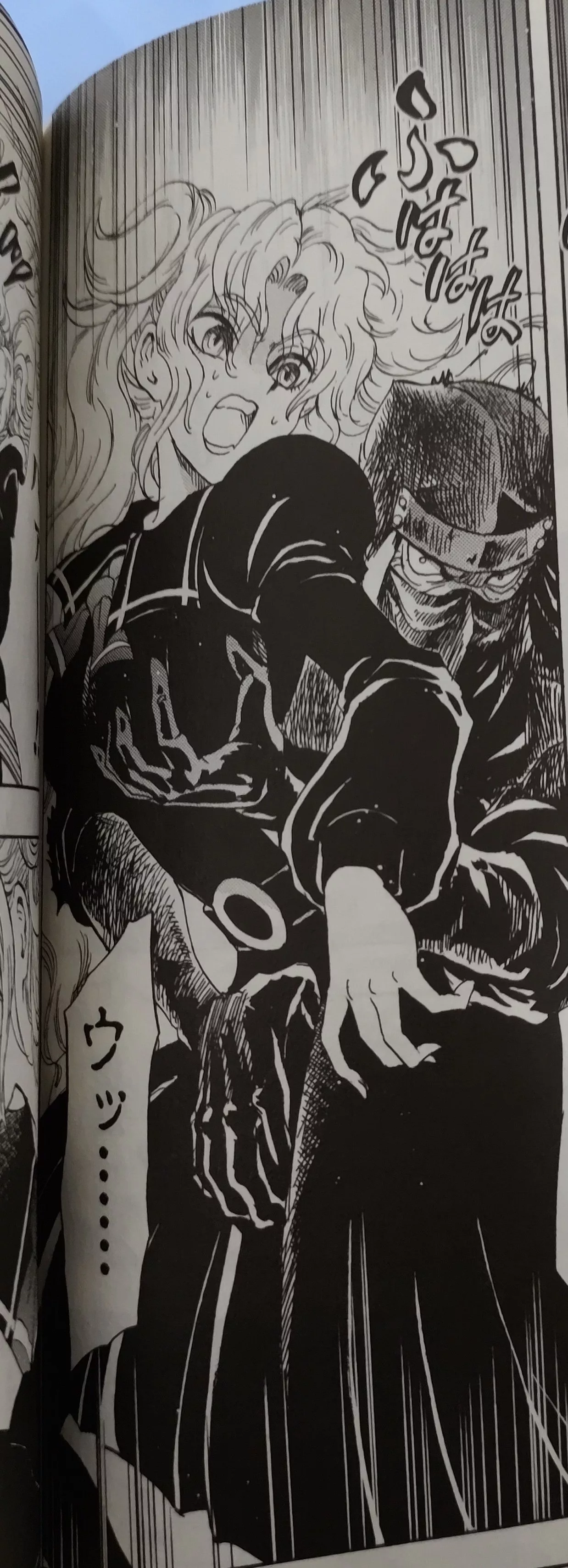 LF Mono Source: 1girl, 1boy, japanese, not english, non english, long hair, bright hair, sweat, open mouth, black dress, long dress, ninja, shinobi, touching, breast, groin, belt, mask, shock, LF Mono Source: 1girl, 1boy, japanese, not english, non english, long hair, bright hair, sweat, open mouth, black dress, long dress, ninja, shinobi, touching, breast, groin, belt, mask, shock,