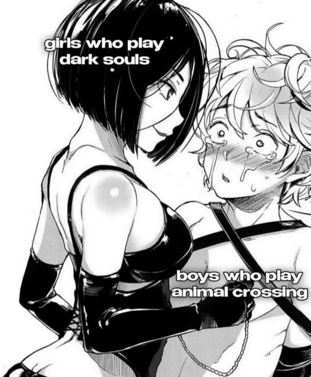 LF Mono Source: Femdom, short hair, 1boy, 1girl, bondage, straps, crying, blushing, leash, dark hair, light hair, dark eyes LF Mono Source: Femdom, short hair, 1boy, 1girl, bondage, straps, crying, blushing, leash, dark hair, light hair, dark eyes