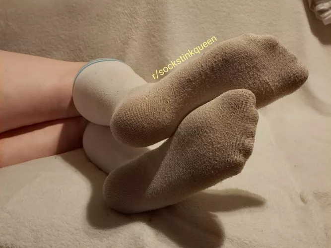 Like it when you sniff my socks ❤ Wanna peel them off and look at my sweaty feet?