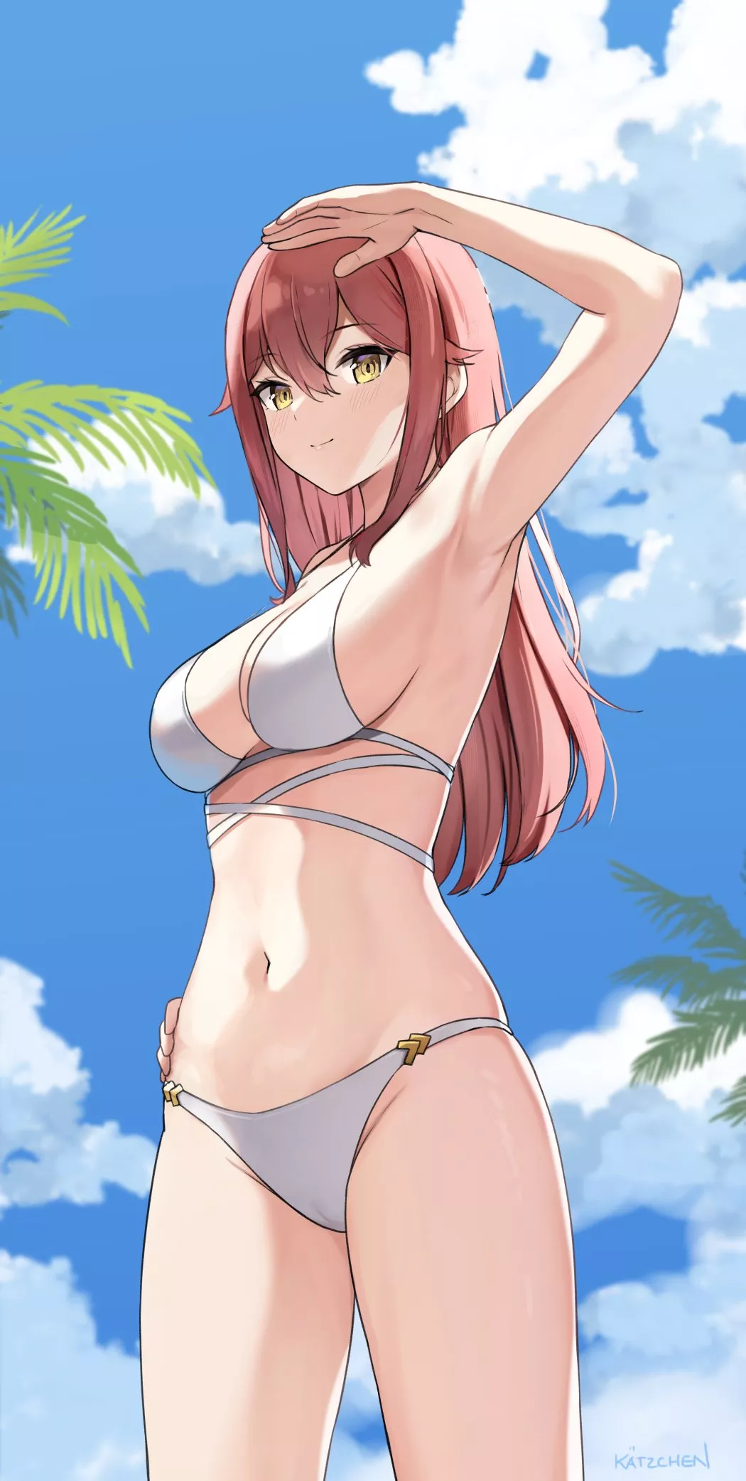 Liliya at the beach