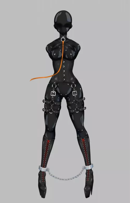 little pet on a leash