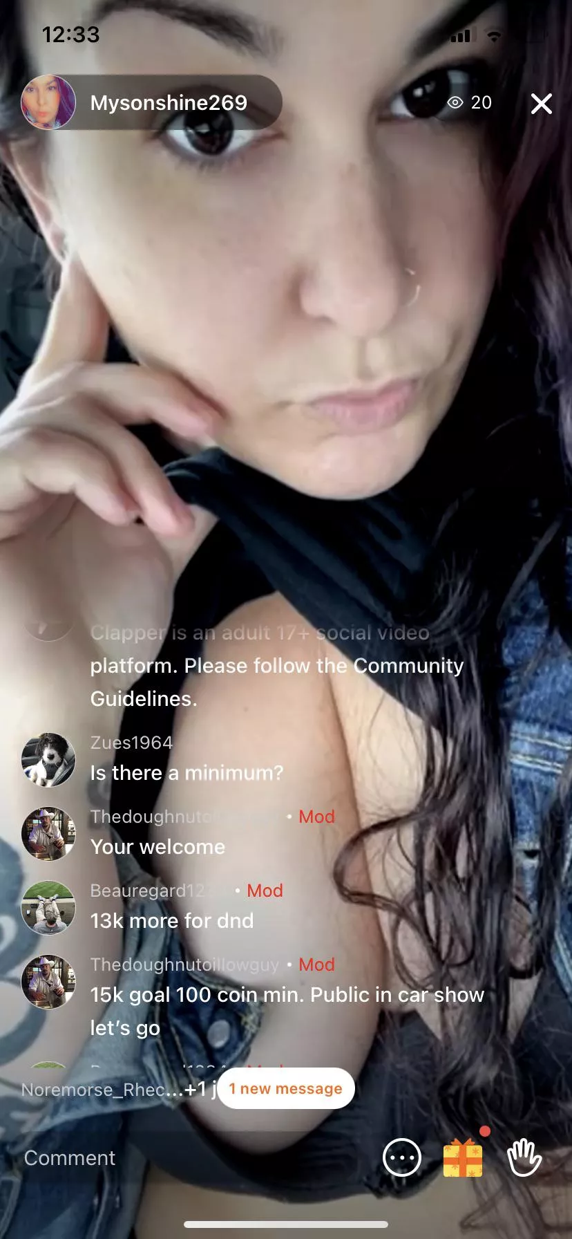 Live on clapper now